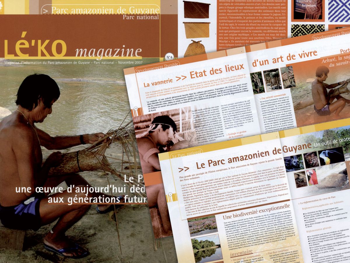 Mise en page de magazine