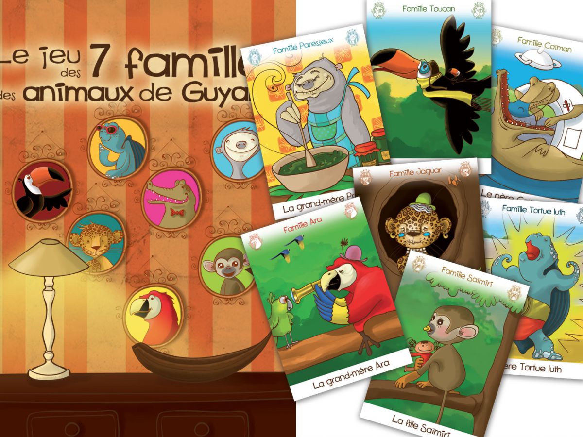 jeu de 7 familles animaux