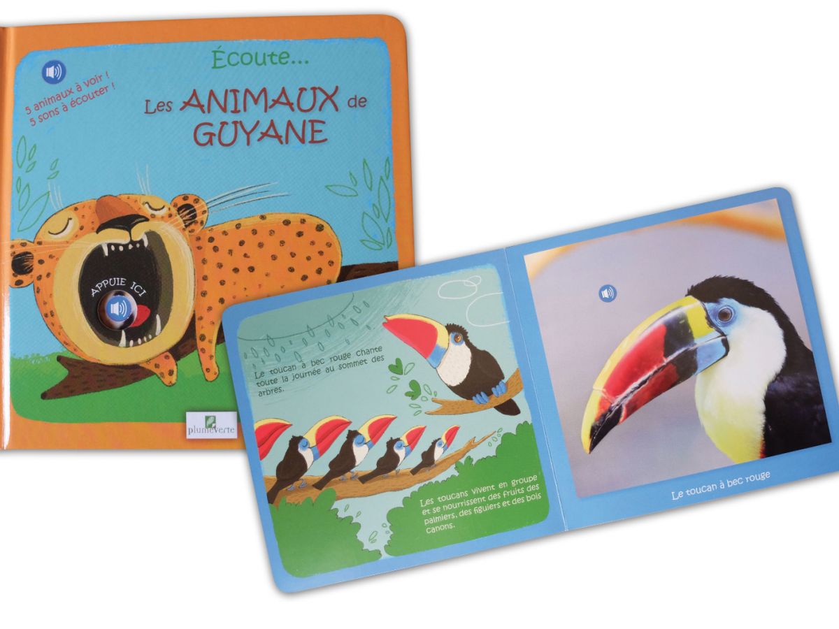 Livre audio animaux Guyane